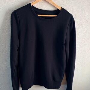 Zyia Active black long sleeve crewneck pullover | size small